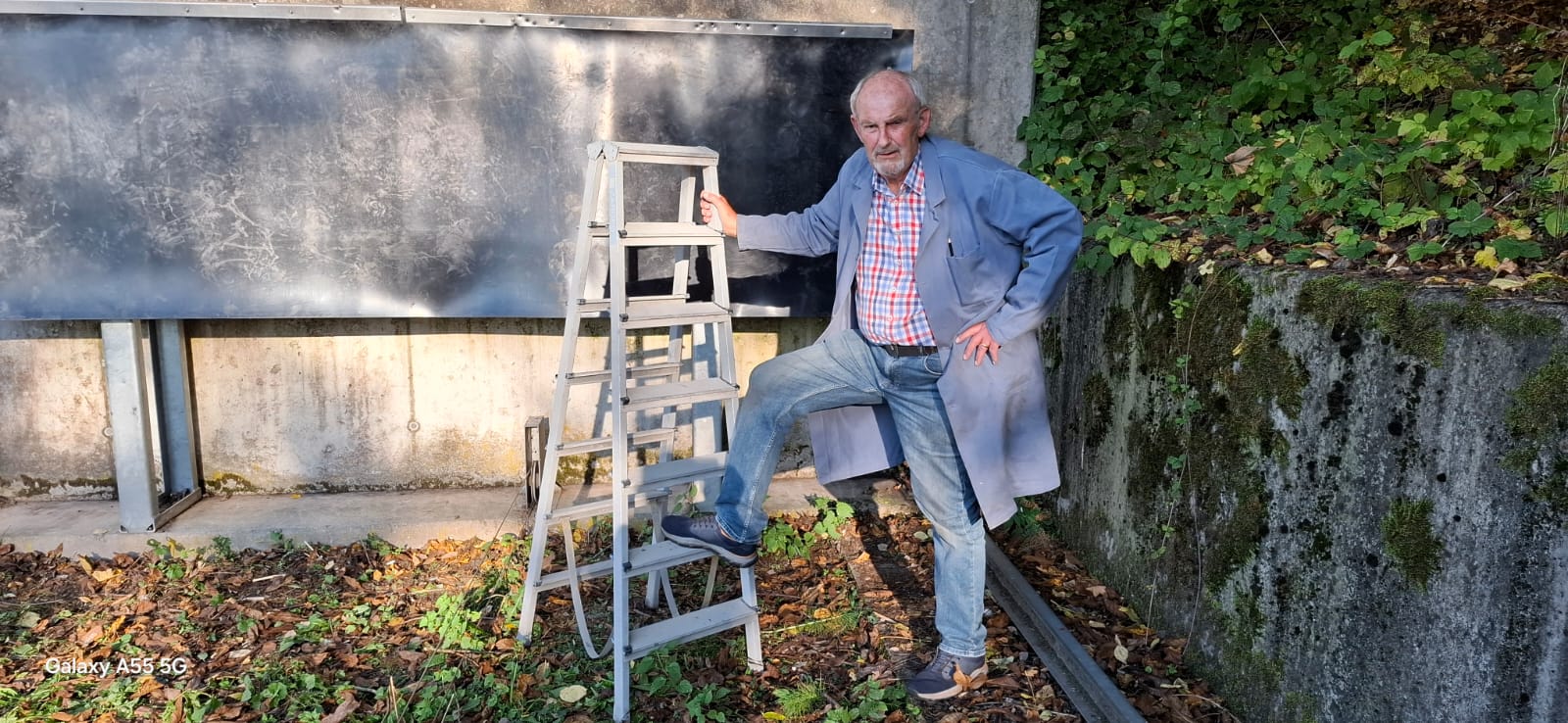 Neue Gummimatten für den 25m-Kugelfang